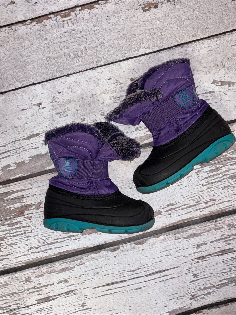 Toddler Kamik Purple Winter Boots - Sz 8